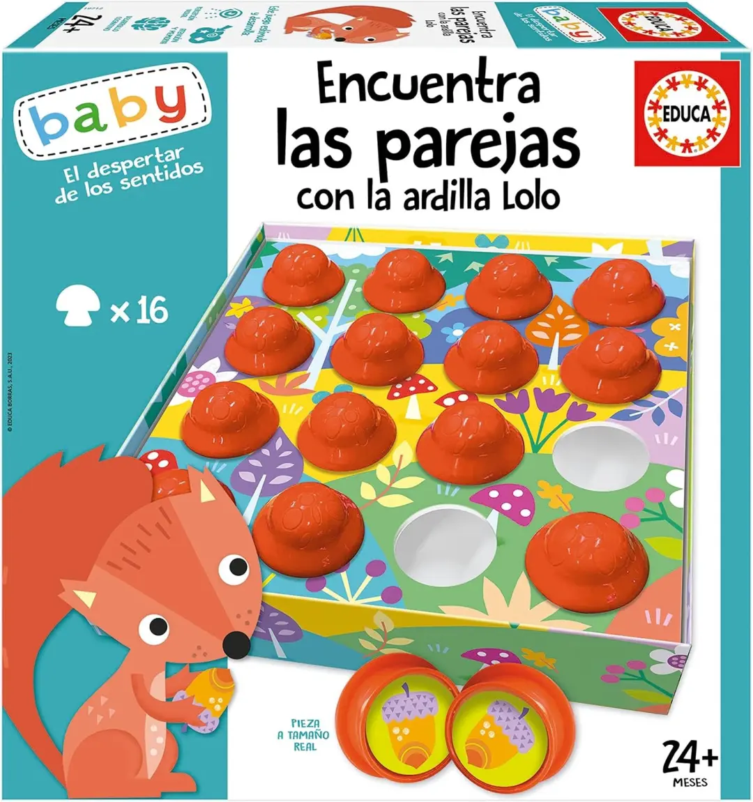 Merkloos Baby Spel: Zoek de Paren met Eekhoorn Lolo