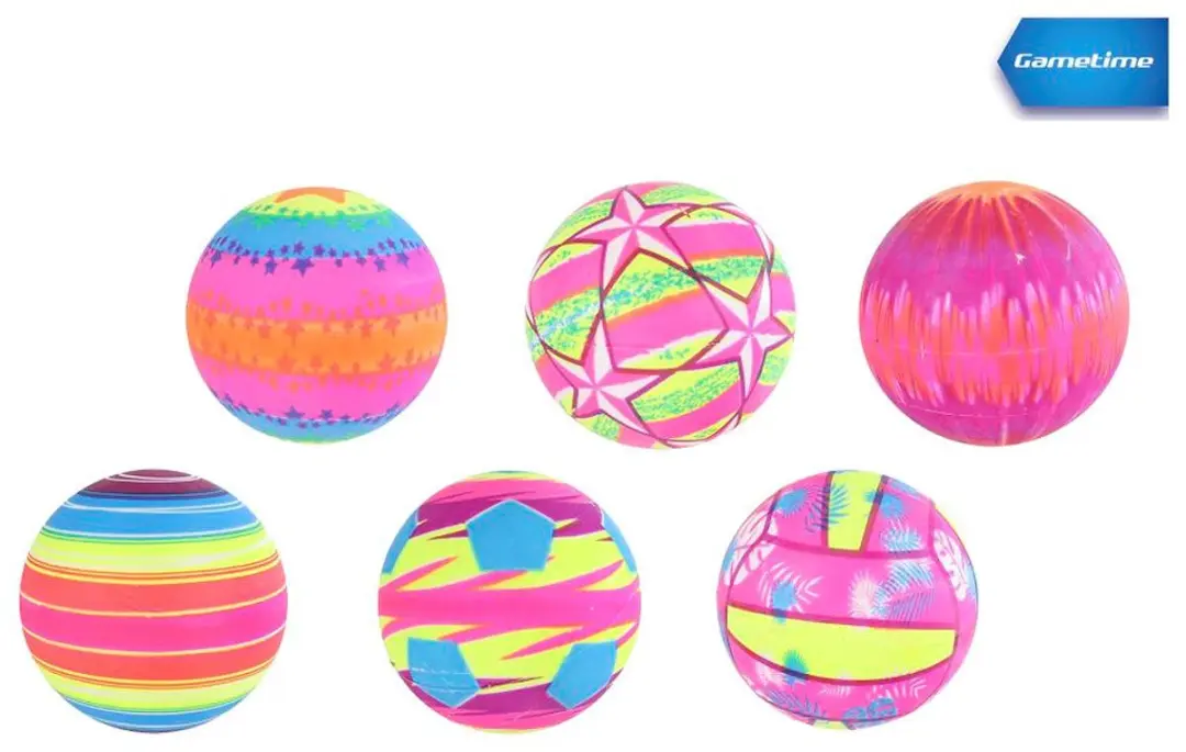 VAN MANEN Sombo Gametime Ball Neon - 10cm - Meerkleurig - afbeelding 6 van 6