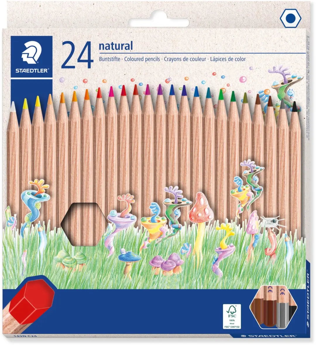 STAEDTLER Noris natural kleurpotloden