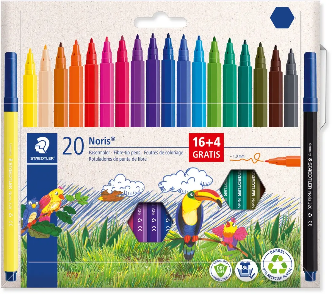 STAEDTLER Noris Pens 326 C20P Kleurstiften