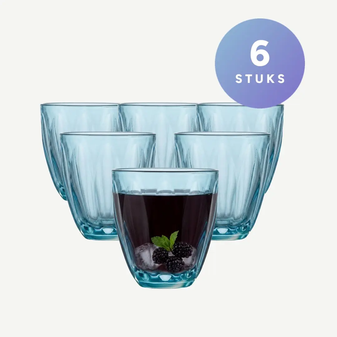 La Rochère Lily Tumbler 25cl - Blauw - 6 Stuks - afbeelding 2 van 6