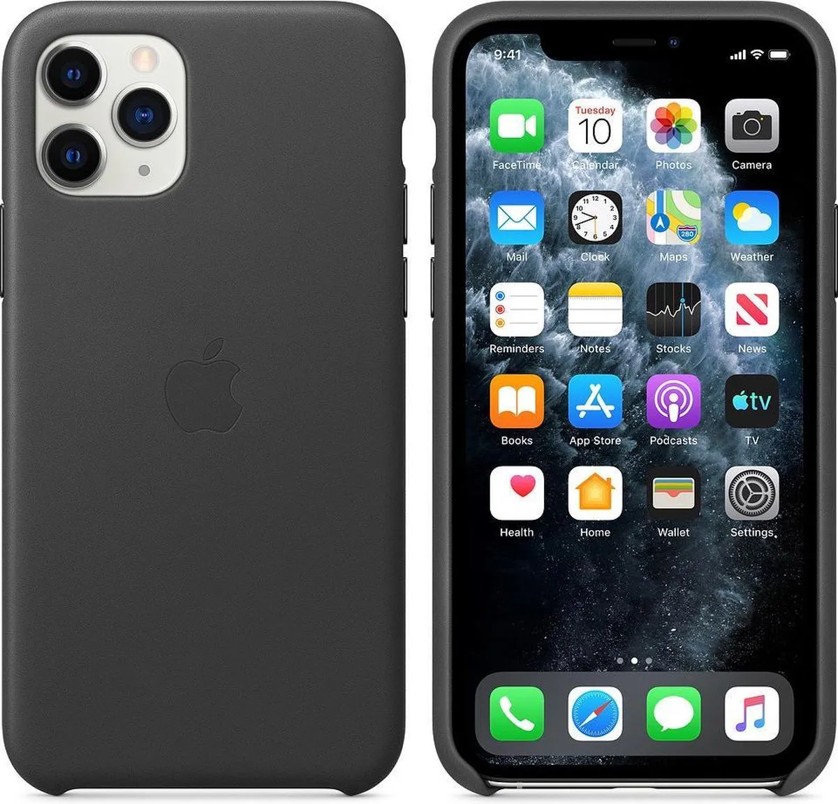 Apple iPhone 11 Pro Leren Hoesje MWYE2ZM/A - Zwart