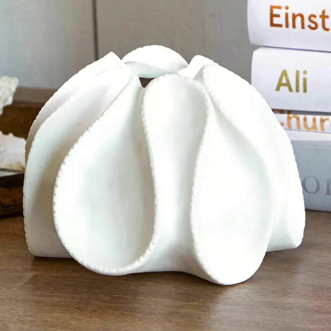 Loberon Dollon Siervaas 22cm Antiekwit - afbeelding 6 van 6