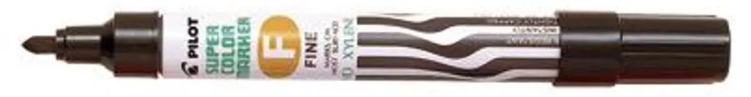 Pilot SCA-F Herlaadbare Markeerstift 1mm - 12 Stuks Zwart - afbeelding 2 van 2