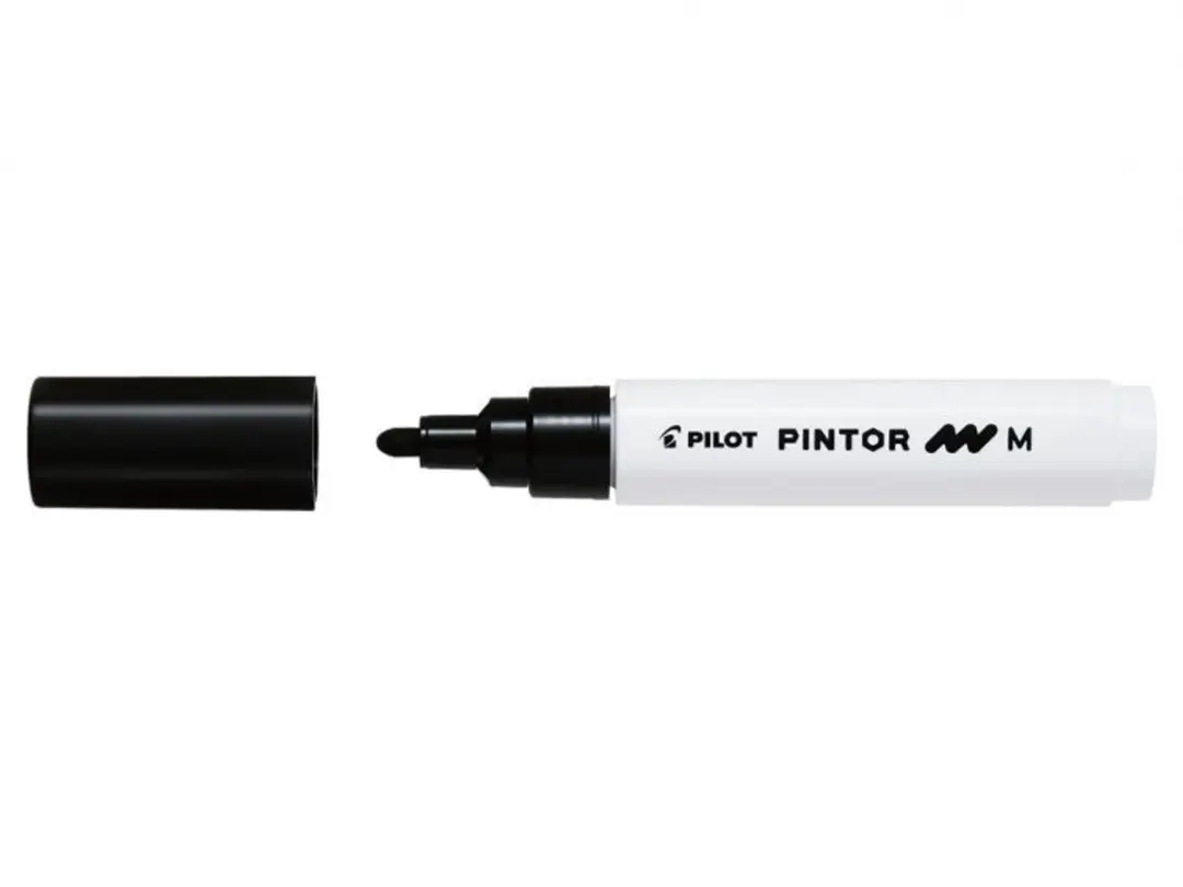 Pilot Pintor Markeerstift Zwart - afbeelding 2 van 2