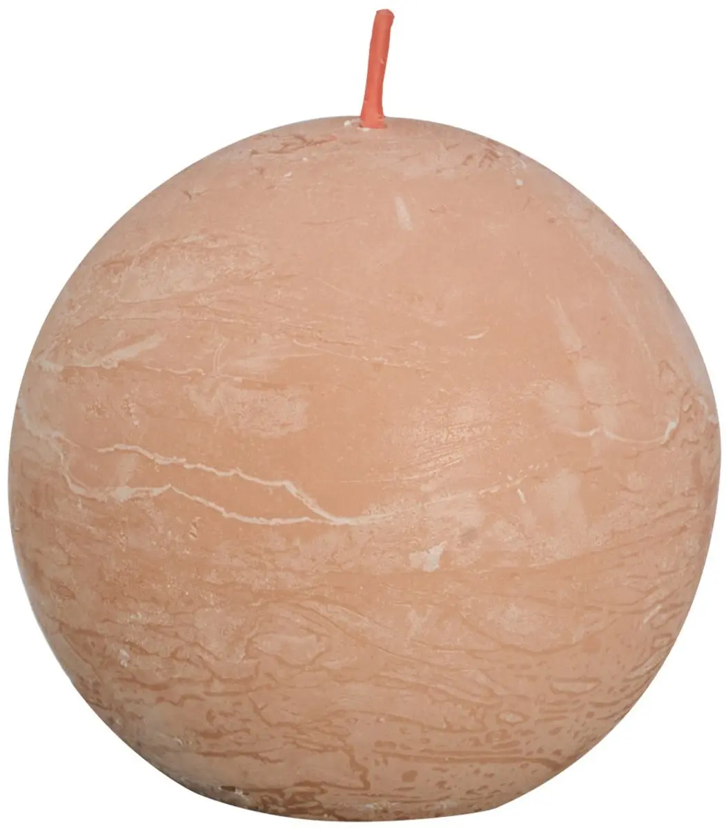 Bolsius Rustiek Bolkaars Ø76mm Misty Pink