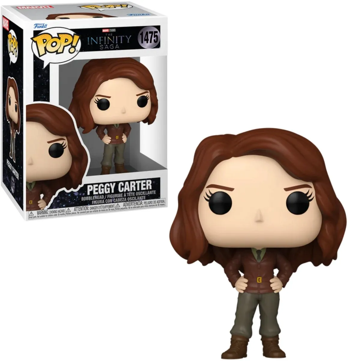 Marvel Funko Pop! Peggy Carter #1475 - Multicolor