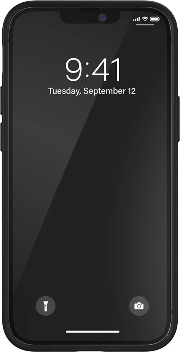 adidas Moulded Case PU Hoesje iPhone 12 Mini 42237 - Wit/Zwart