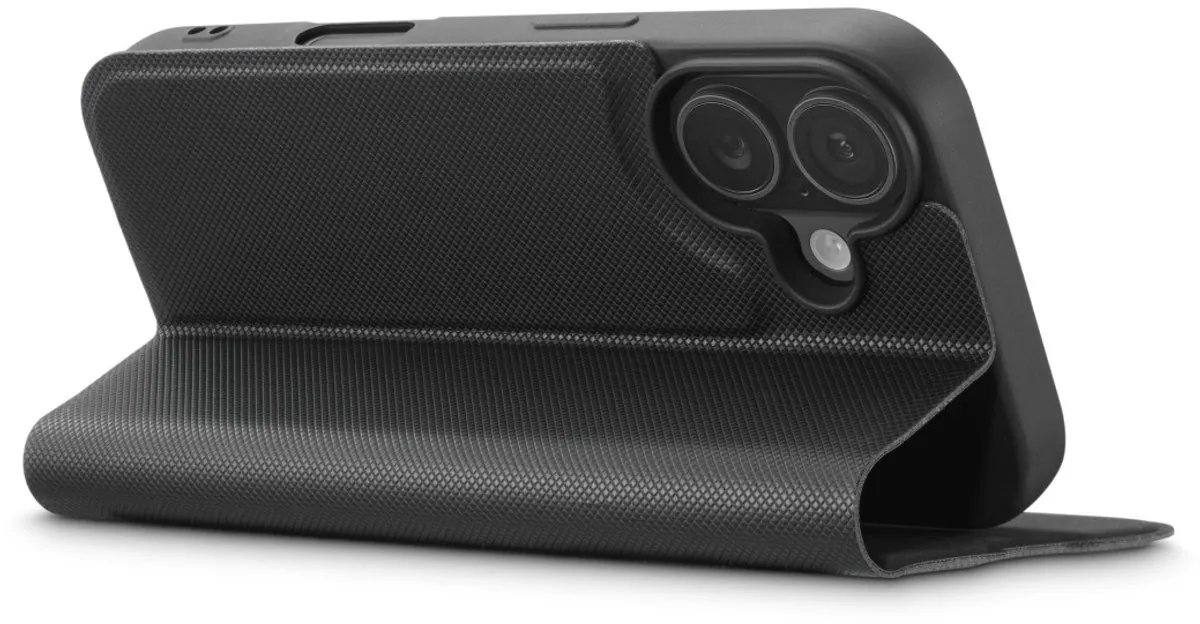 Hama Hoesje iPhone 17 Daily Protect - 2 Pasjes - Zwart