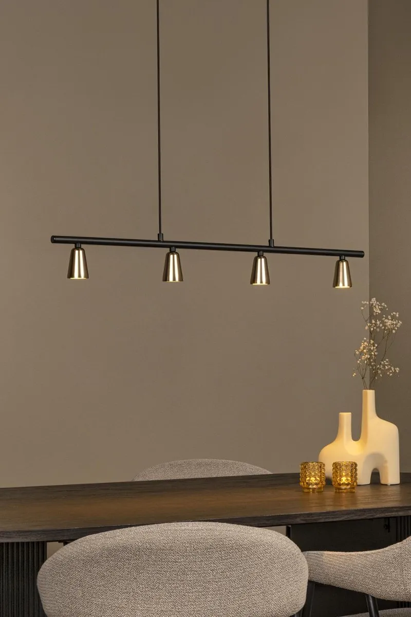 Lucide Tiana Hanglamp 4xGU10 - Champagne
