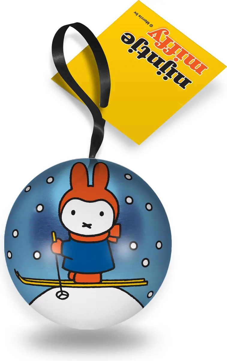 Nijntje kerstbal, Nijntje kerstbal winter, Nijntje, Kerstbal, Cadeau bal, Cadeau