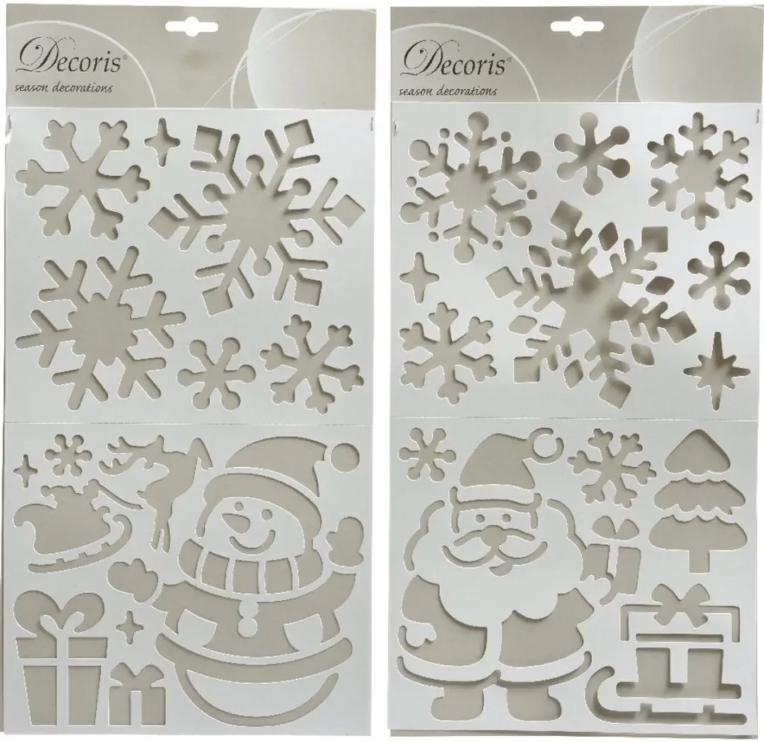 Decoris Sjabloon Kerstman Spuitsneeuw - 1 Stuk - afbeelding 2 van 3