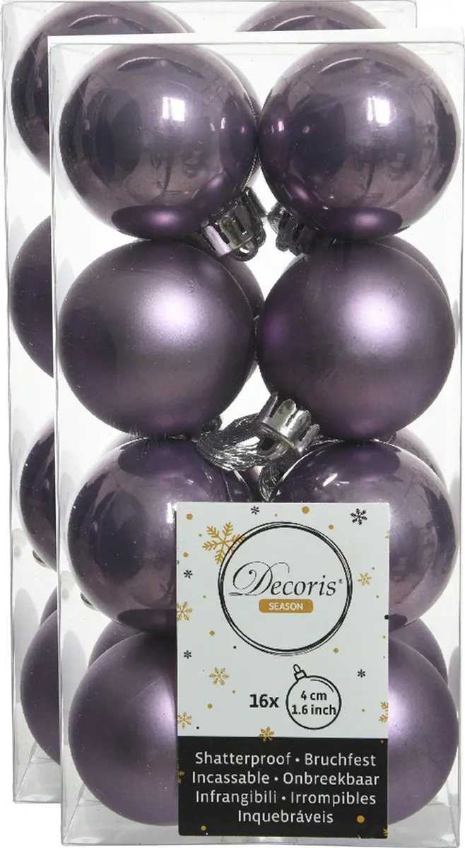 Decoris kleine kerstballen