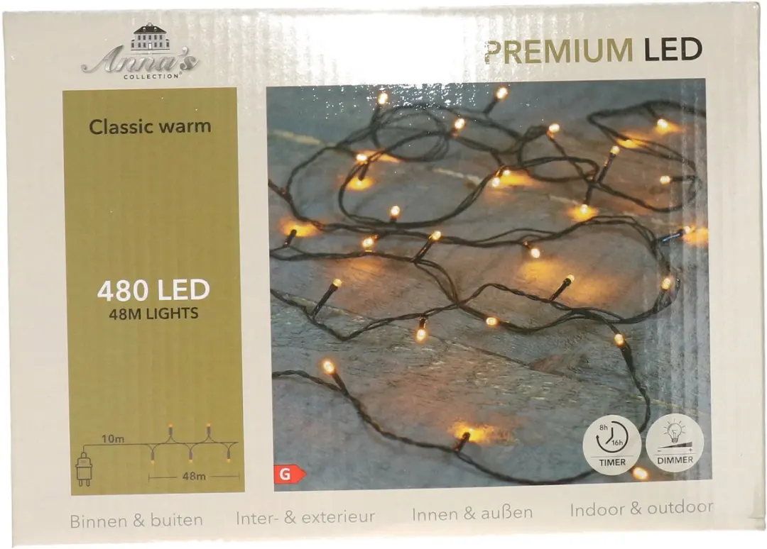 Anna's Collection Kerstverlichting Premium LED 480