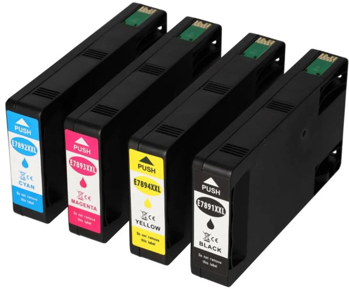 PrintAbout T7891/92/93/94 Inktcartridge 4-kleuren - 170ml - o.a. Epson