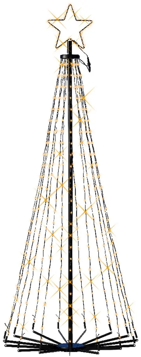 Lumineo LED Kerstboom met Ster 421 LED - 150cm - Klassiek Warm - afbeelding 2 van 3