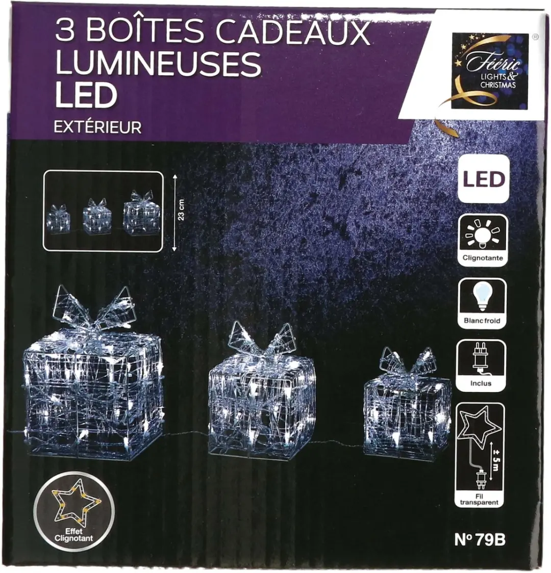Lumineo LED Kerstster Rood Ø38cm Warm Wit