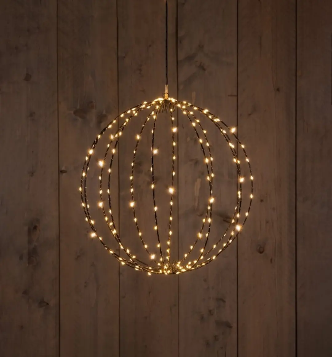 Anna's Collection Verlichte Kerstbal D40cm - 129 LED - Warm Wit - afbeelding 5 van 5