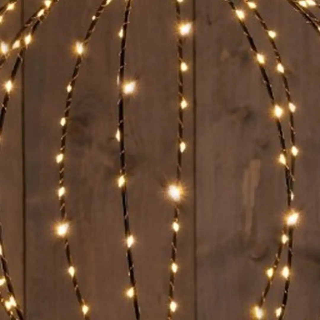 Anna's Collection Verlichte Kerstbal D40cm - 129 LED - Warm Wit - afbeelding 4 van 5