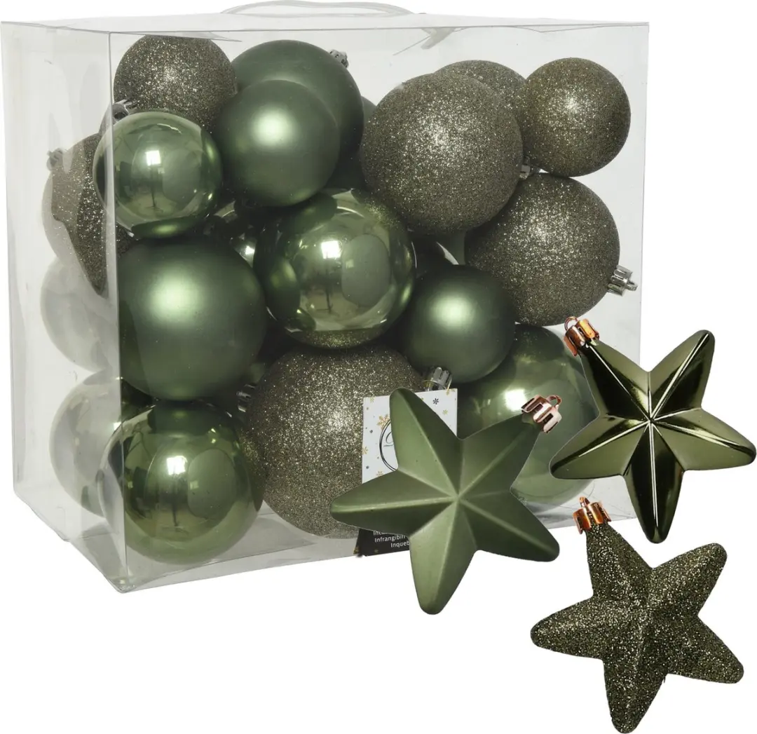 Decoris Kerstballen en Sterren