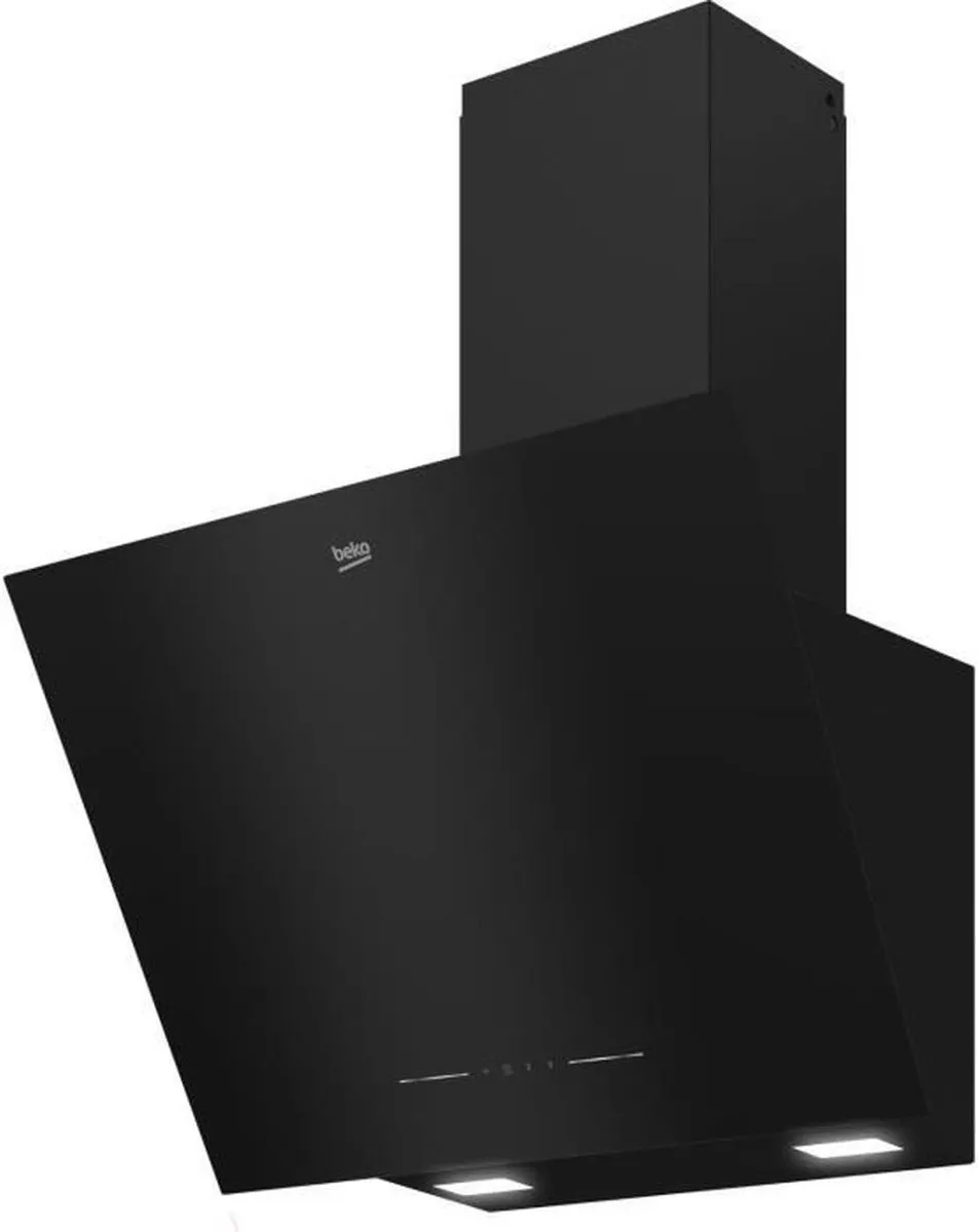 Beko BHCA62422BBH Wandkap - 400 m³/u - 60 cm - Zwart