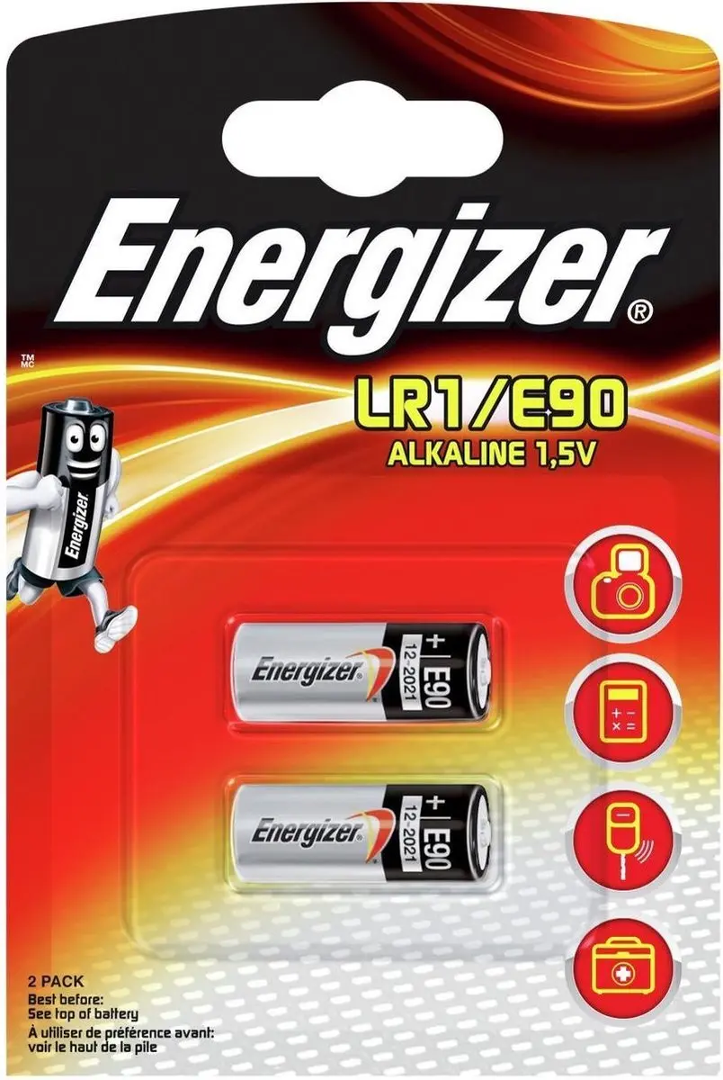 Energizer niet-oplaadbare batterijen Batterij Energizer E90/LR1
