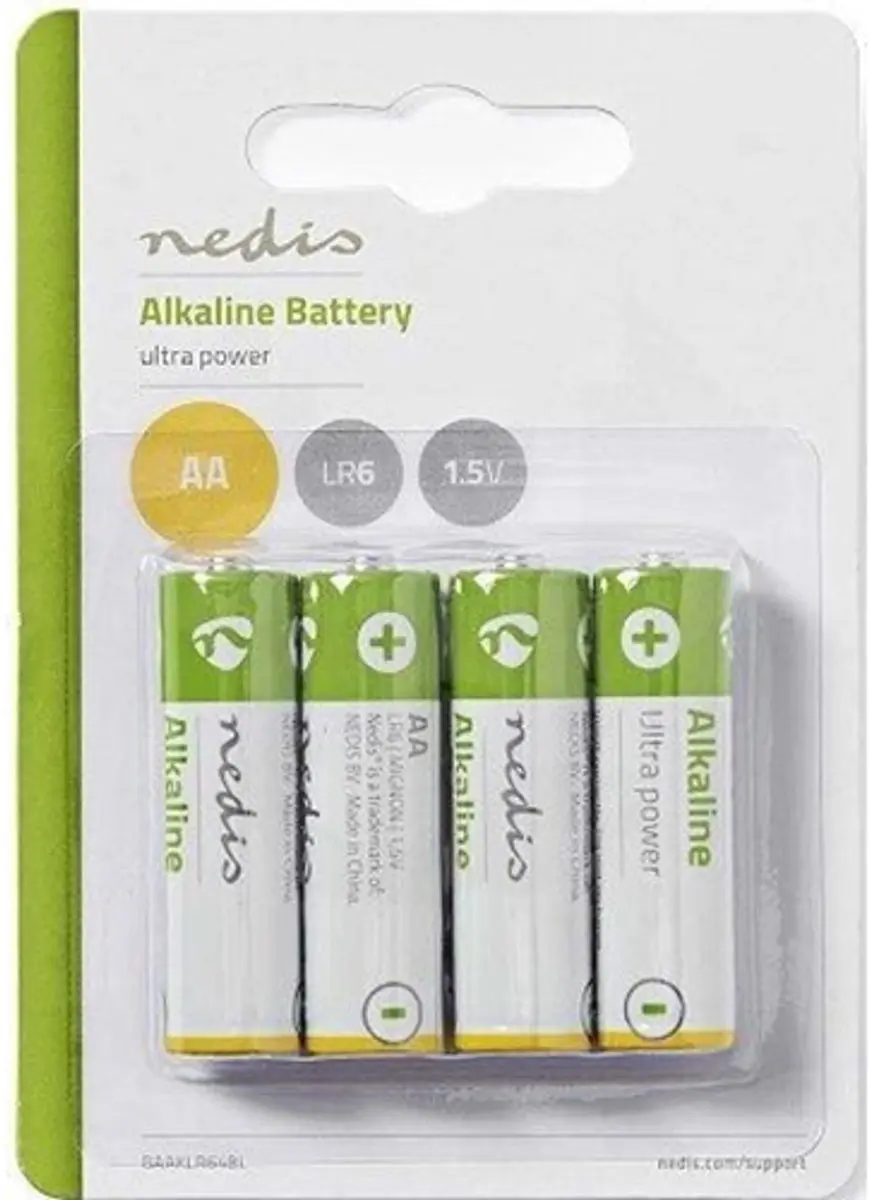 Nedis Alkaline AA Batterij 4 Stuks - afbeelding 5 van 5