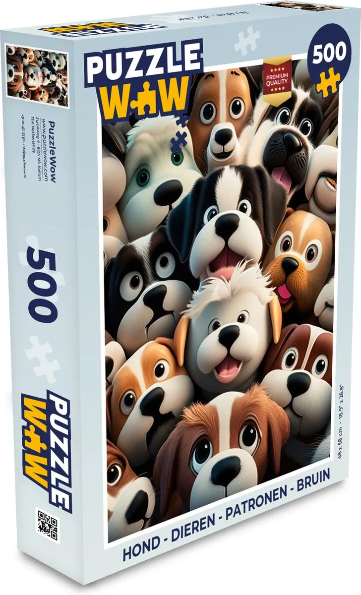 PuzzleWow Hond Puzzel 500 Stuks