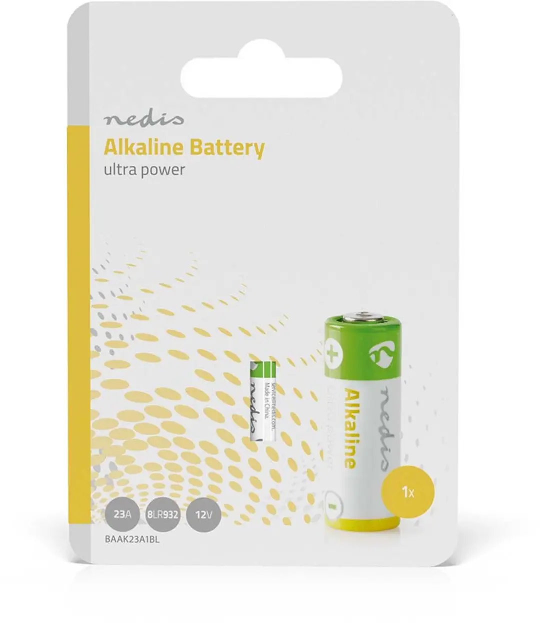 Nedis 23A Alkaline Batterij 12V - 8LR932 - afbeelding 3 van 6