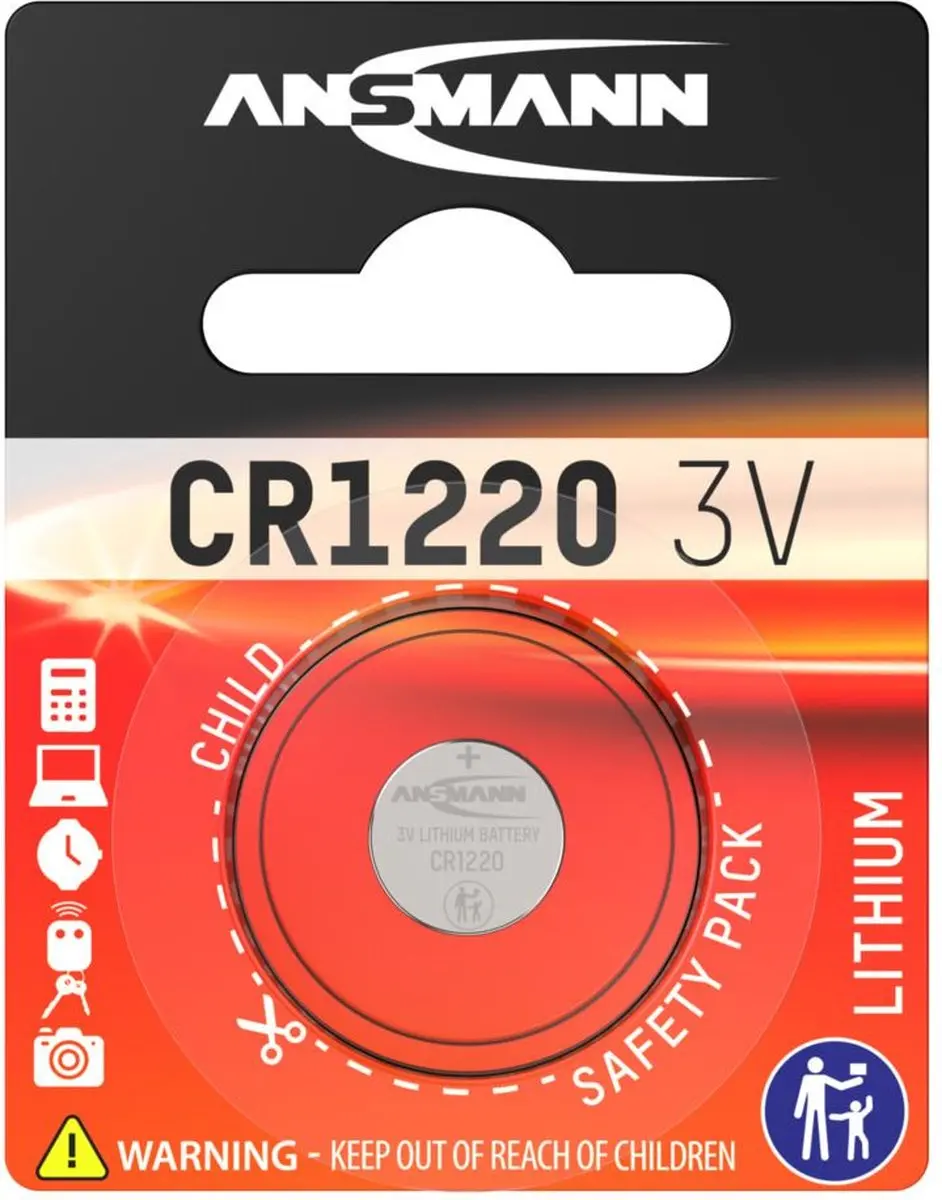 Ansmann CR1220 Knoopcelbatterij 3V