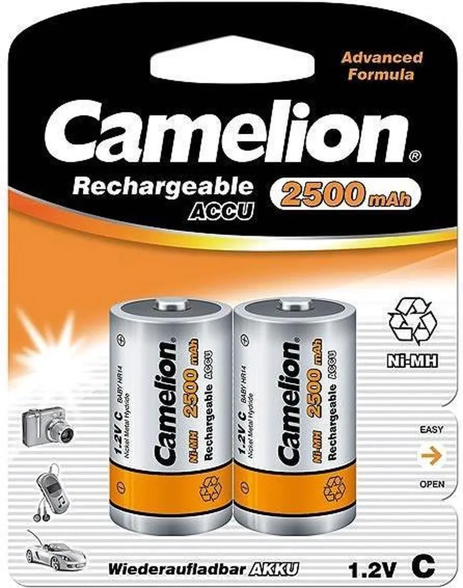 Camelion NH-C2500BP2 Oplaadbare batterij C Nikkel-Metaalhydride (NiMH)