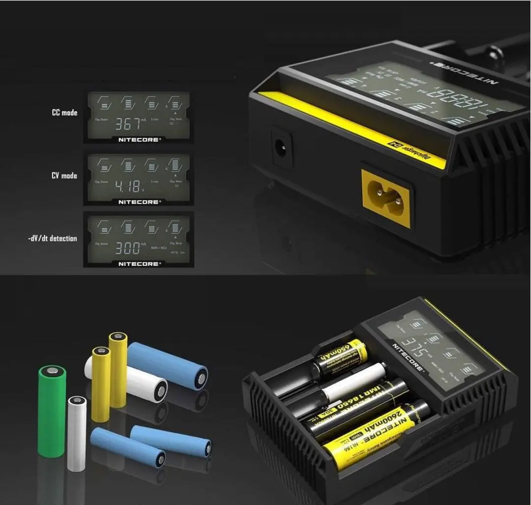 Nitecore D4 Digicharger - 4 Kanalen - afbeelding 5 van 6