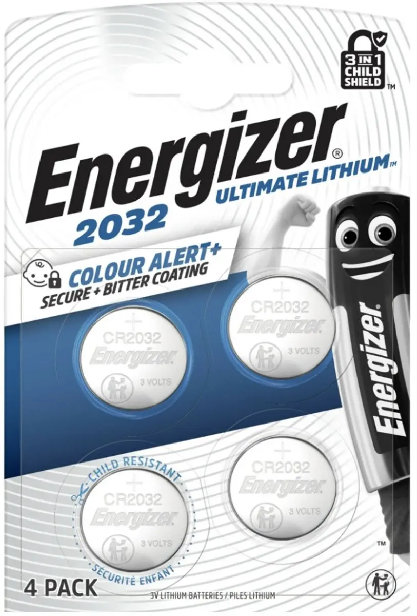 Energizer CR2032 Ultiem Lithium Knoopcellen