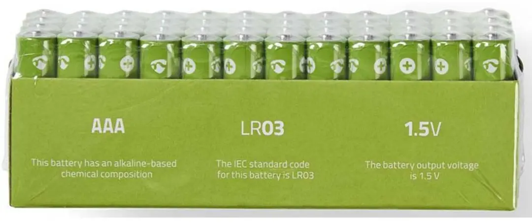 Nedis Alkaline AAA Batterij 48 Stuks - afbeelding 5 van 6
