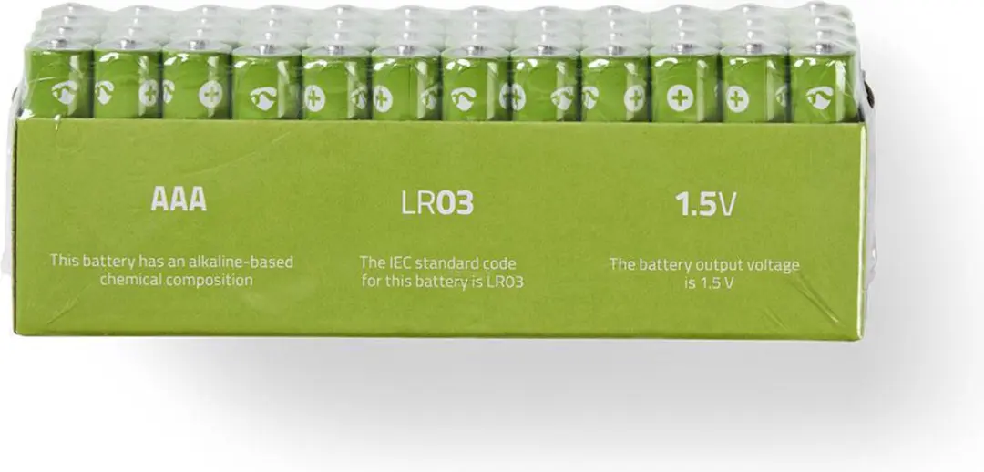 Nedis Alkaline AAA Batterij 48 Stuks - afbeelding 3 van 6