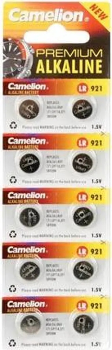 Knoopcel batterij 1.5V Camelion Lr921/Ag6 (10 St./Bl)