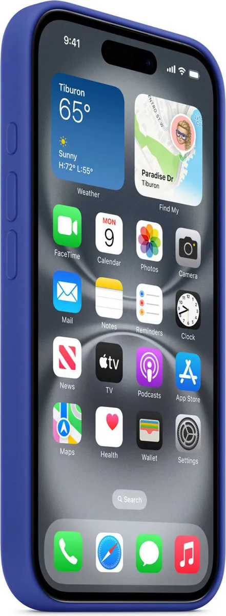 Apple iPhone 16 Silicone Backcover MagSafe - Ultramarine MYY63ZM/A