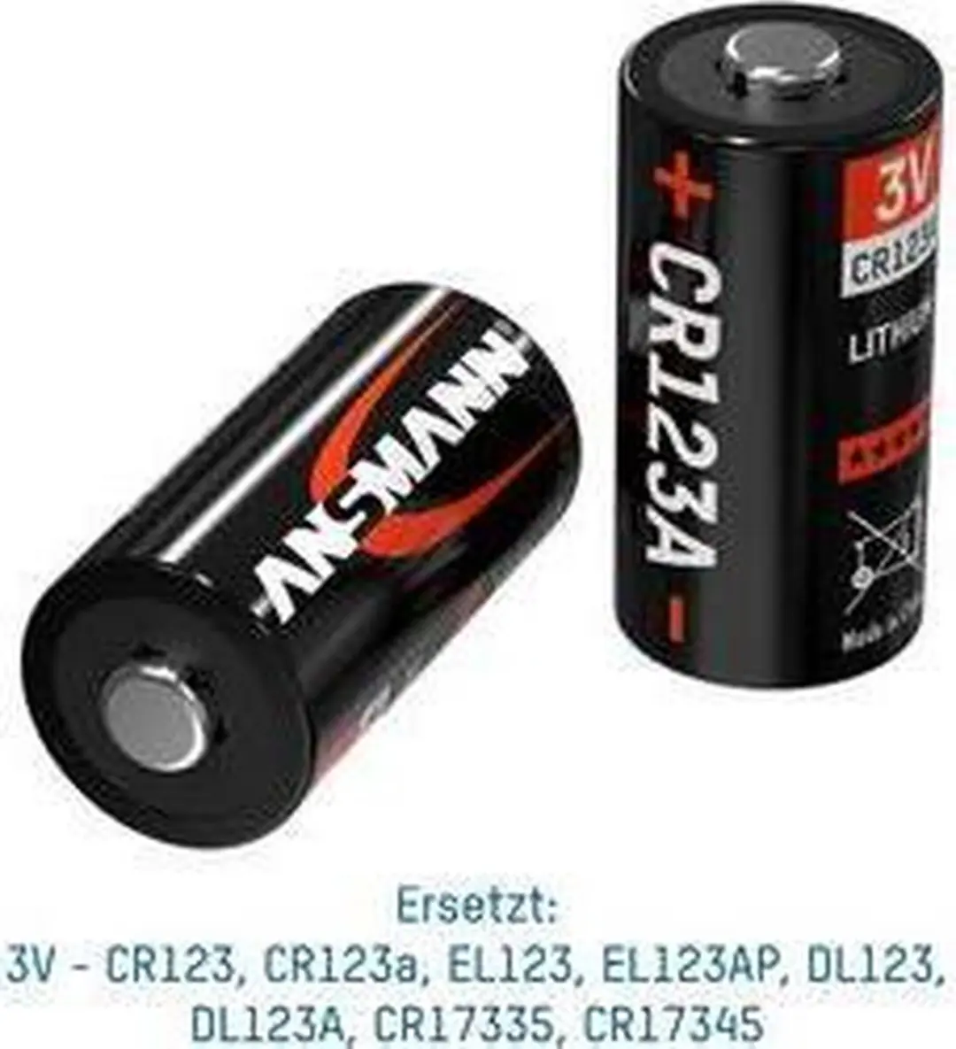 Ansmann CR123A Fotobatterij Lithium 1375mAh - 6 Stuks - afbeelding 4 van 6