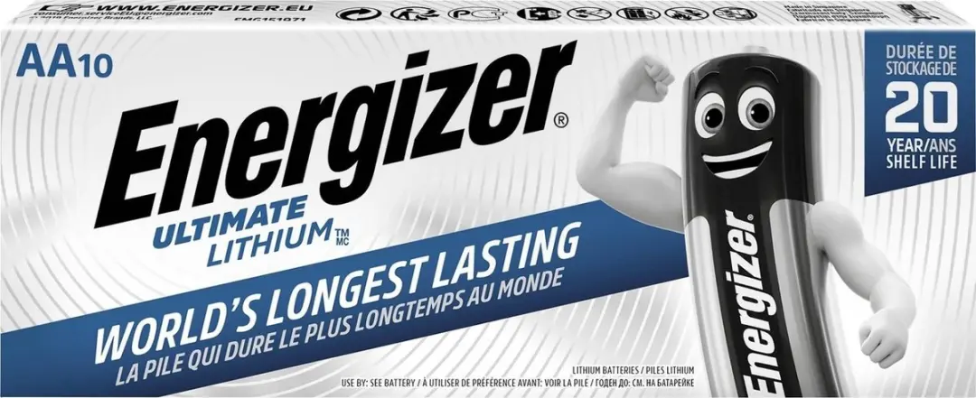 Energizer Ultimate Lithium AA 3000mAh - 10 Stuks - afbeelding 2 van 5