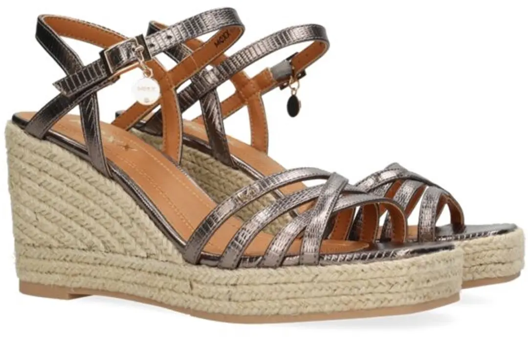 Mexx Noemi Sandalen Touwzool - Brons Maat 40 - afbeelding 2 van 6