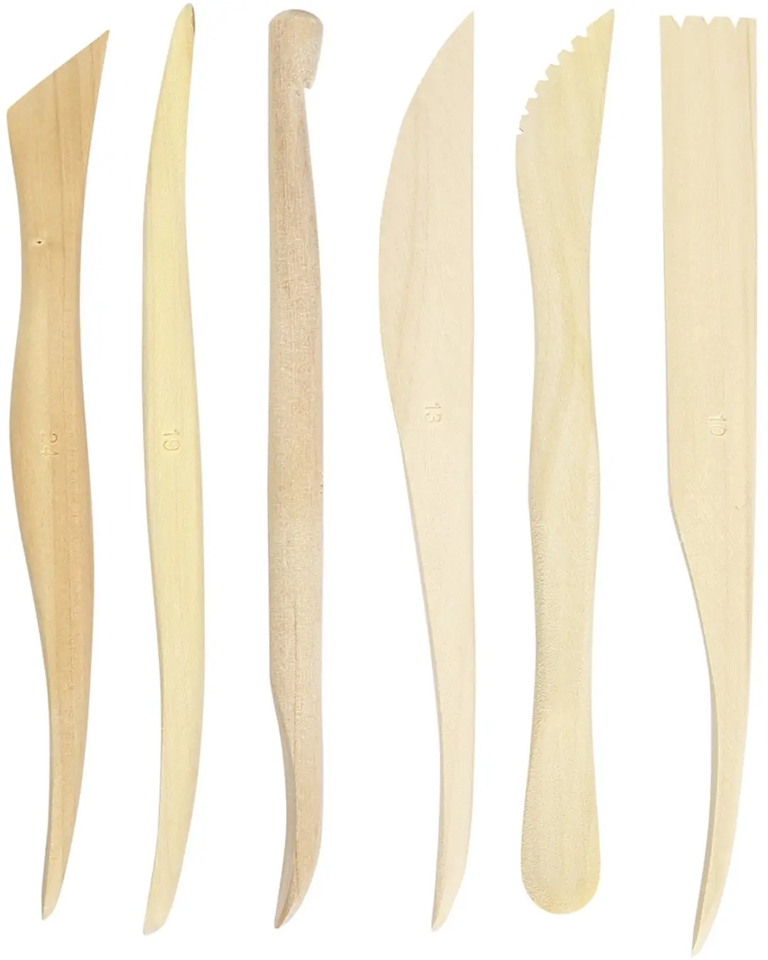Creativ Company Modelleringsinstrument Hout 6-delig