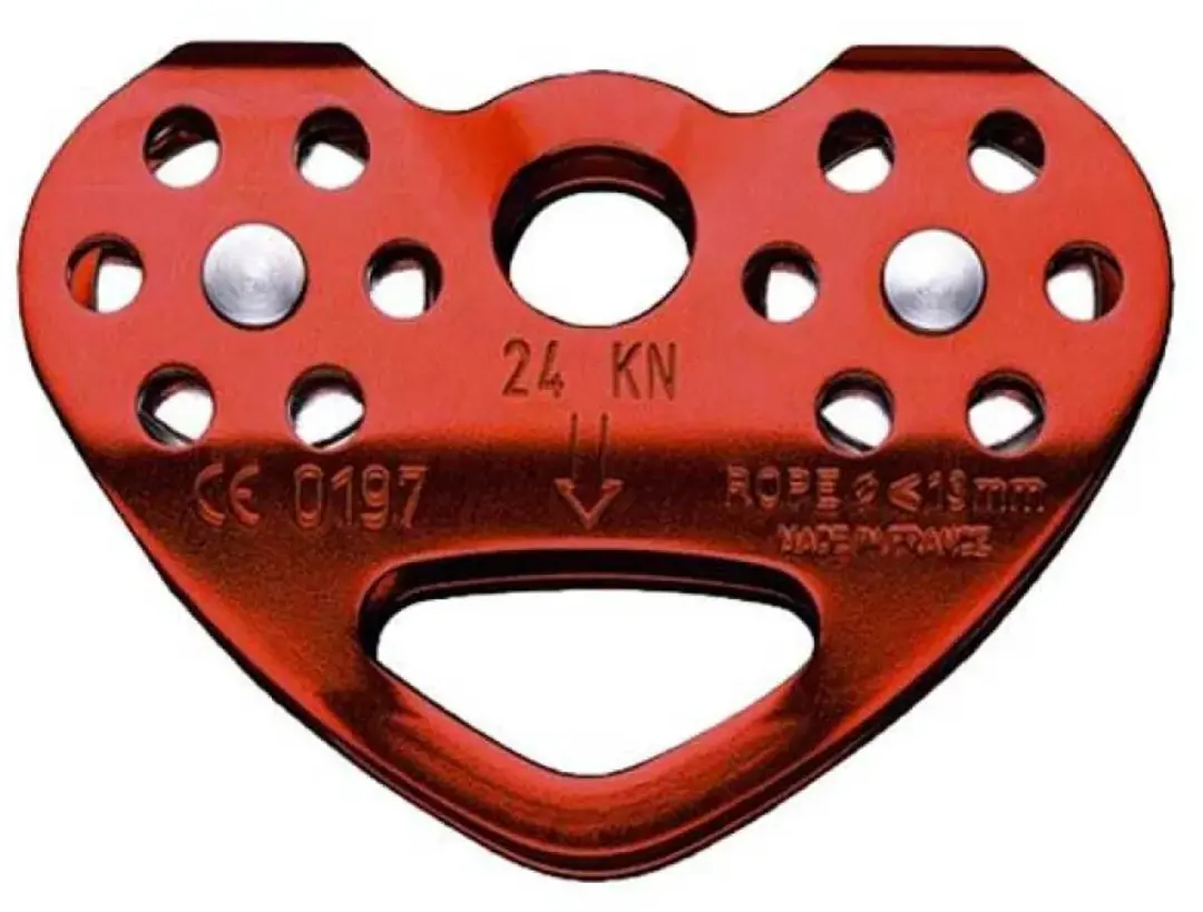 Petzl Tandem Katrol P21 - Rood - afbeelding 6 van 6