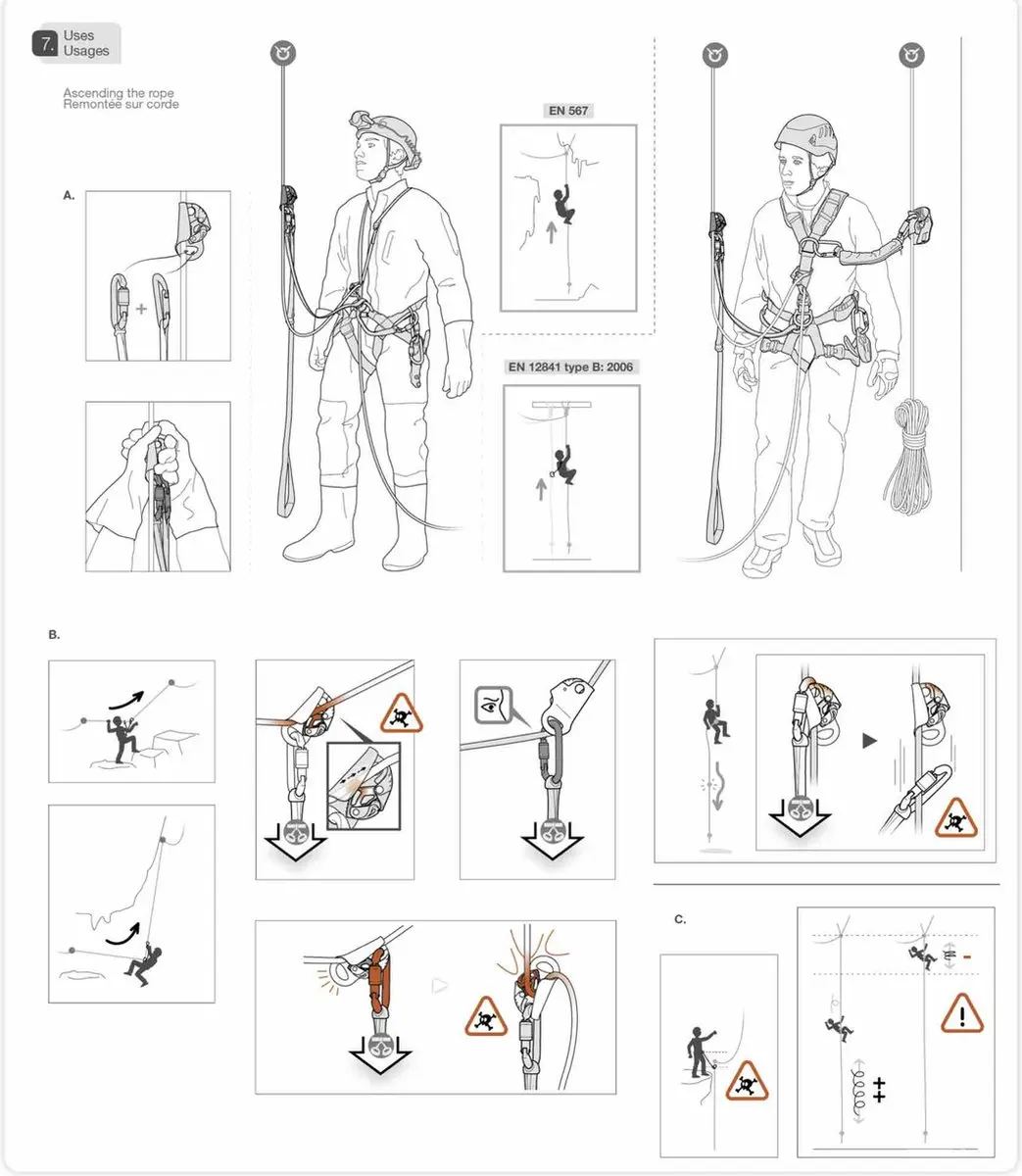 Petzl Basic Stijgklem - Grijs/Zwart - afbeelding 3 van 6