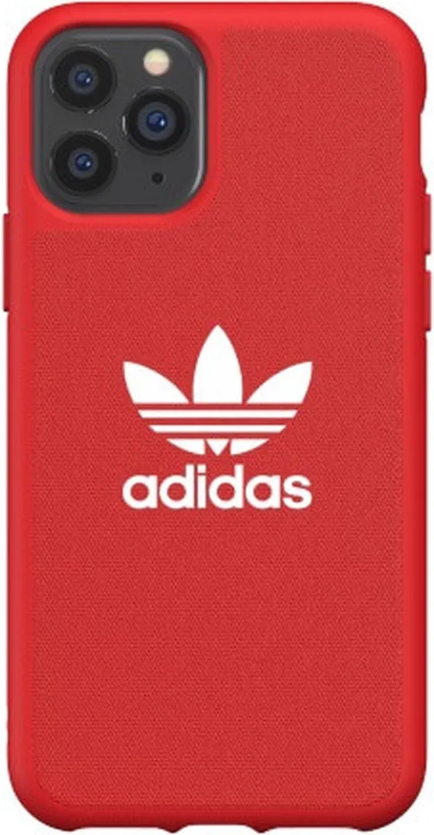 Adidas Hoesje iPhone 11 Pro Canvas/TPU - Rood