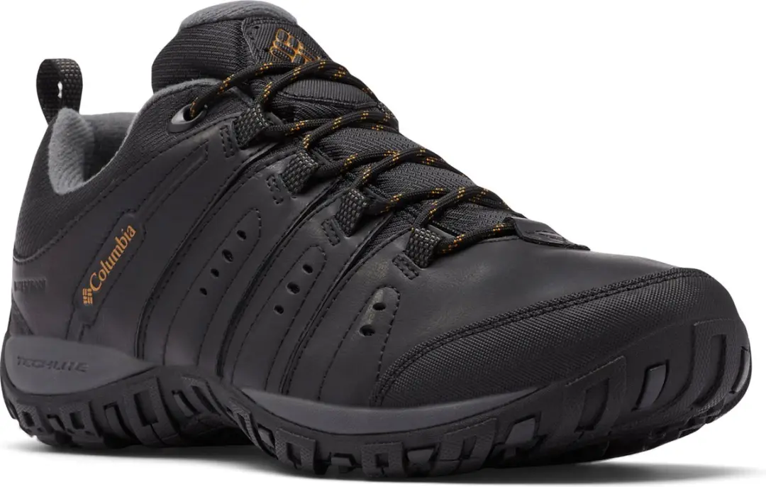 Columbia Woodburn II Waterproof Wandelschoenen - Zwart/Caramel - afbeelding 2 van 6