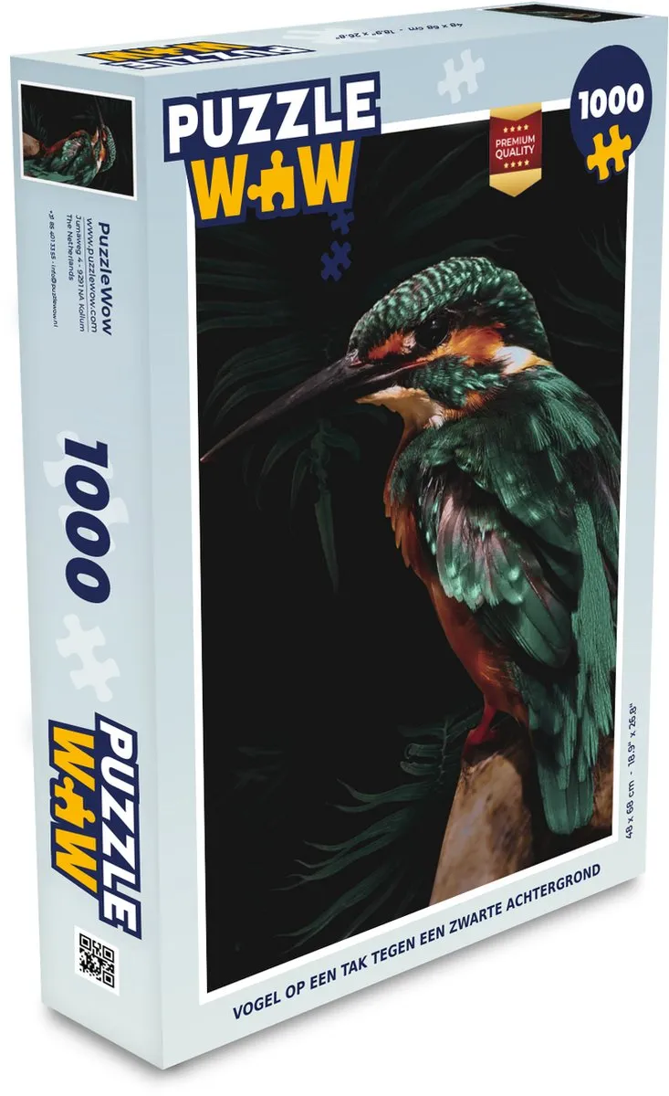 PuzzleWow IJsvogel Tak Legpuzzel 1000 Stuks