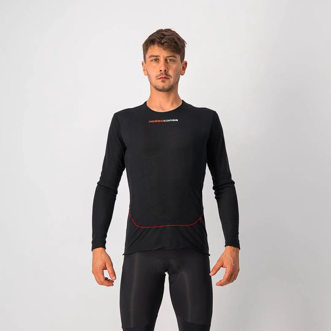 Castelli Ondershirt Lange mouwen Heren Zwart