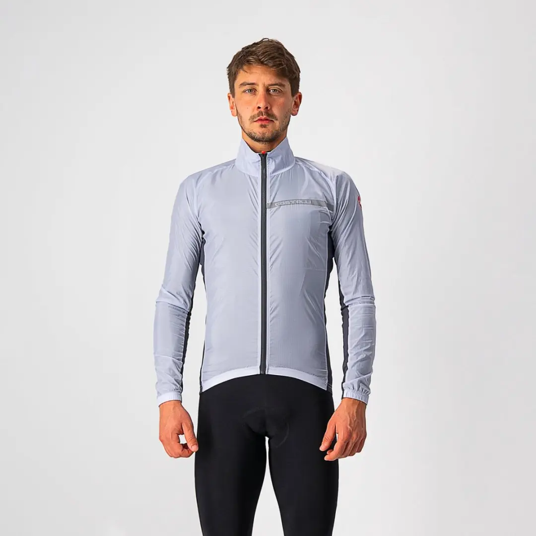 Castelli Squadra Stretch Windjack - Zilvergrijs/Donkergrijs - afbeelding 6 van 6