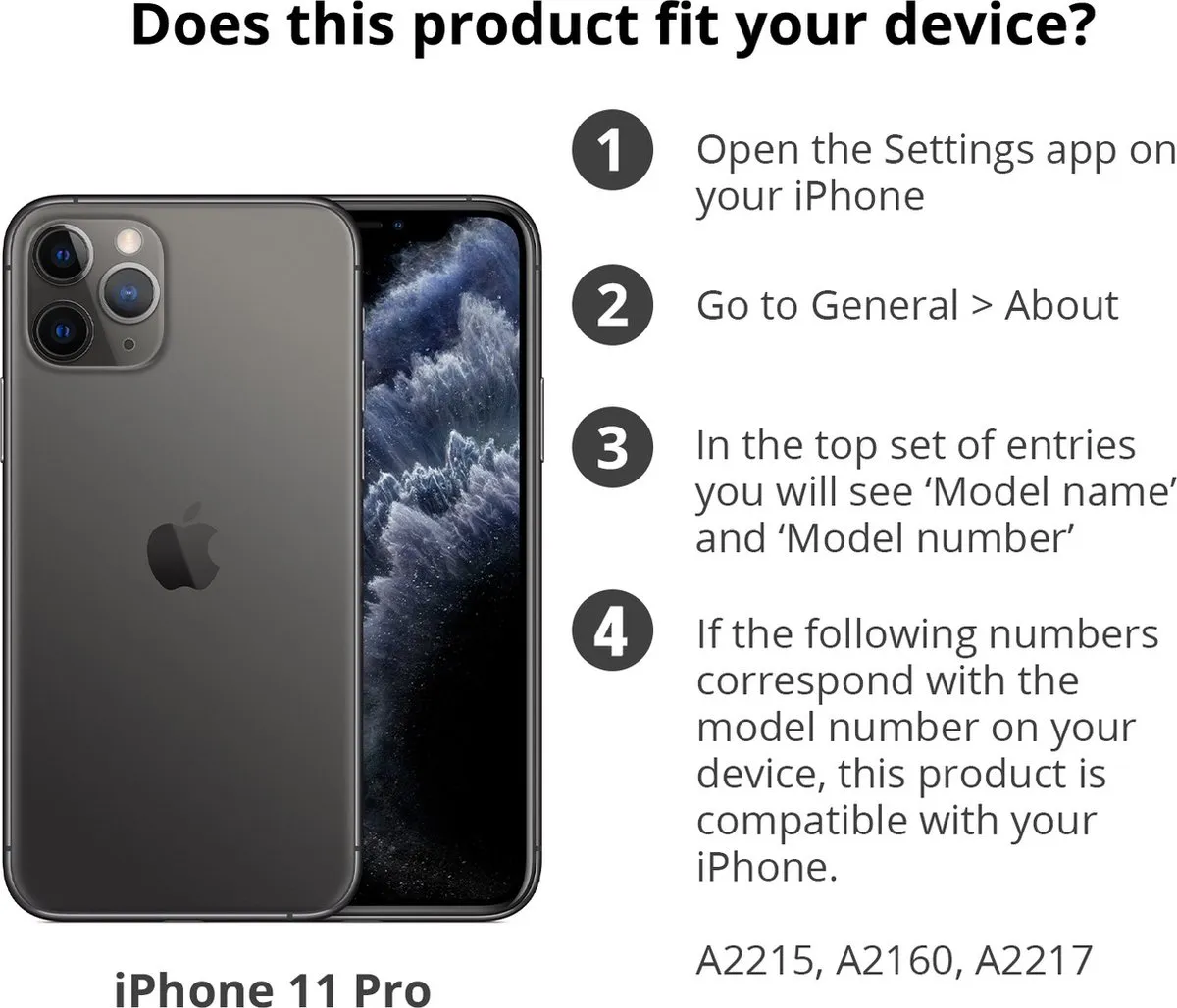 Apple iPhone 11 Pro Leren Hoesje - Bruin - MWYD2ZM/A