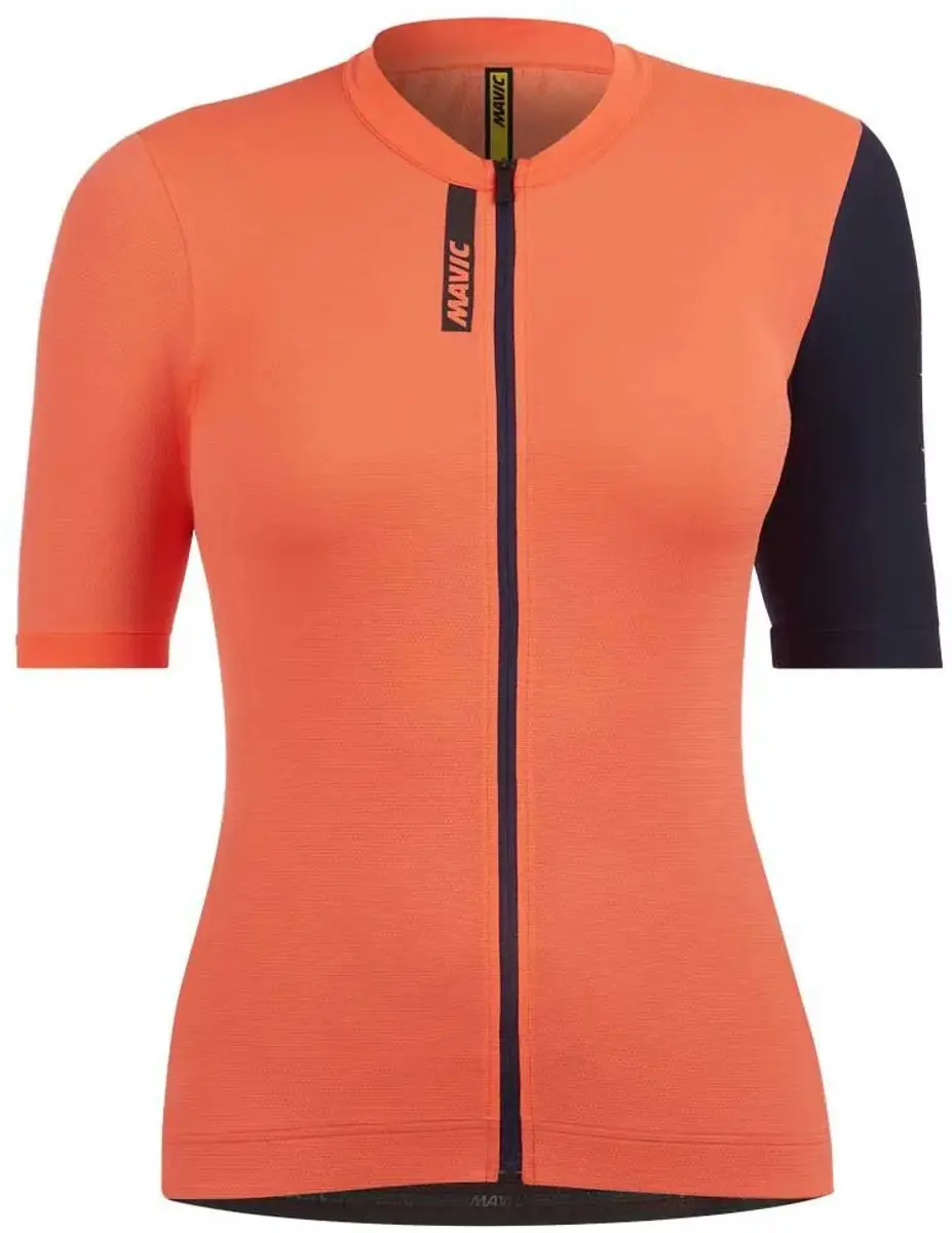 Mavic Essential Wielertrui Vrouw L - Coral/Deep Blue - afbeelding 6 van 6